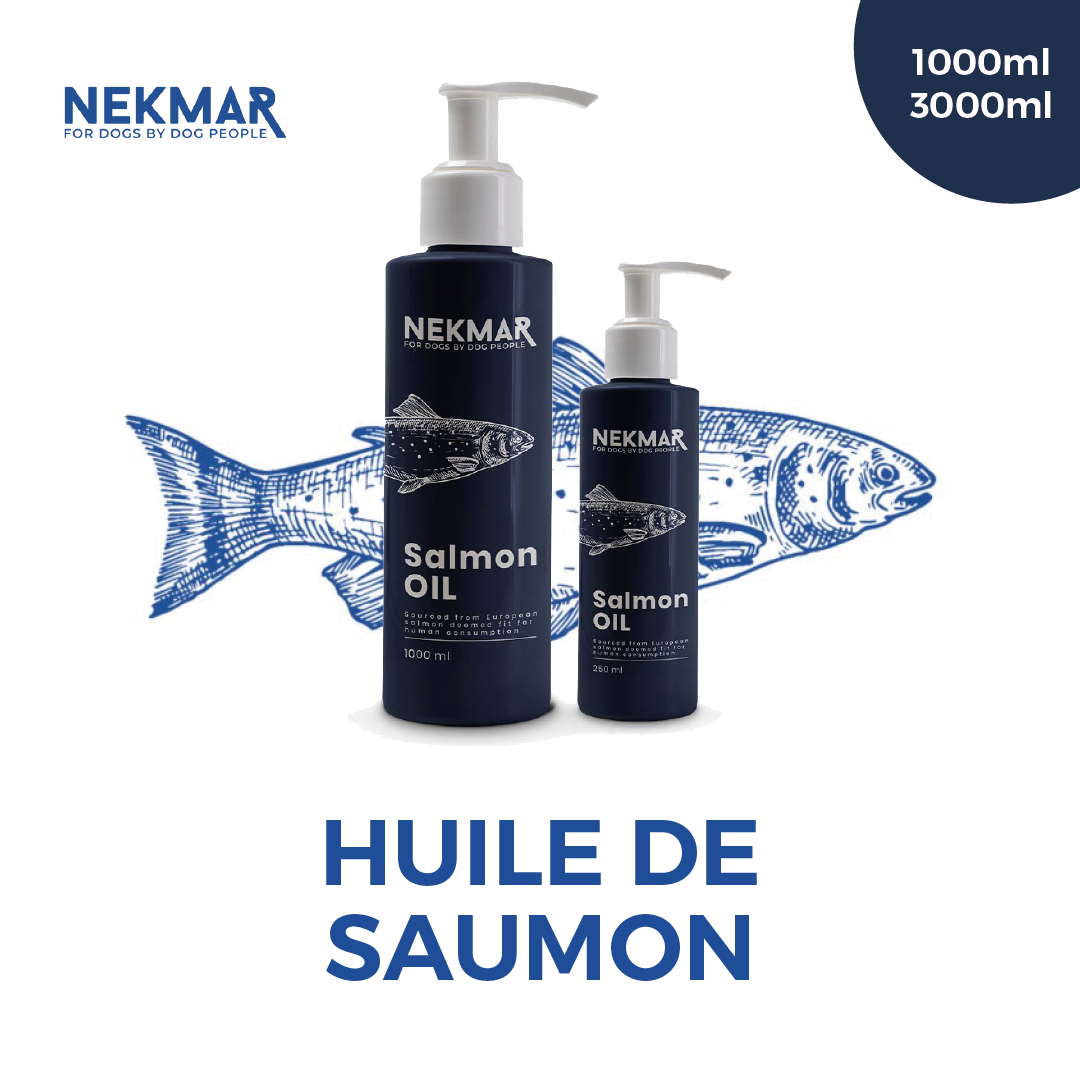 Huile de saumon 1 L  Pet Food Distribution Réunion