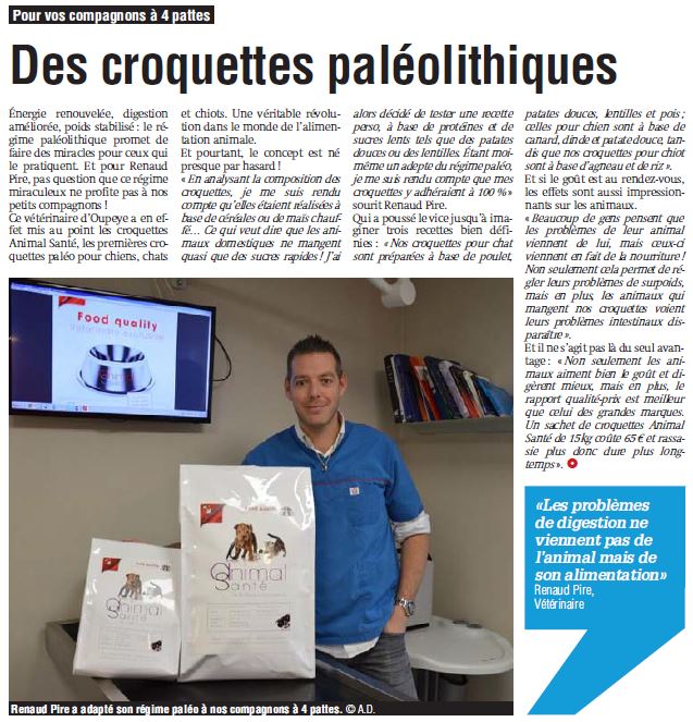 Des croquettes paléolithiques