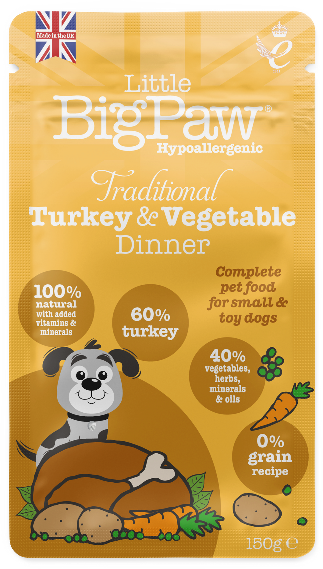 Little Big Paw Chien 150g Mousse Dinde