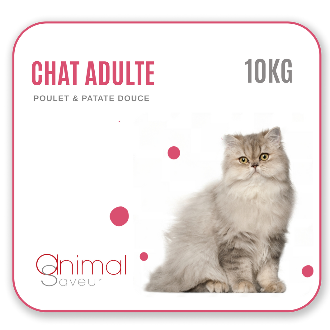 Croquettes Vétérinaires - Chat Adulte 10 kg - Poulet / Patate Douce