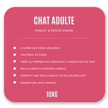 Charger l&#39;image dans la galerie, Croquettes Vétérinaires - Chat Adulte 10 kg - Poulet / Patate Douce
