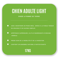 Charger l&#39;image dans la galerie, Croquettes Vétérinaires - Chien Adulte Préventive Light 17 kg - Dinde / Pommes de Terre
