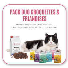 Afbeelding in Gallery-weergave laden, Pack Duo Croquettes &amp; Friandises - Chat

