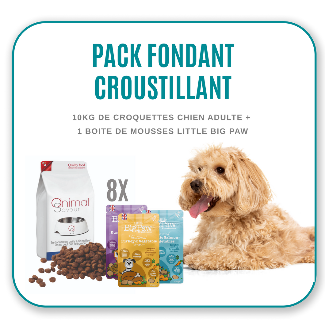 Pack Fondant Croustillant - Chien