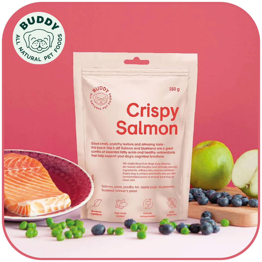 Crispy Salmon | Friandise pour chien au saumon | 150g