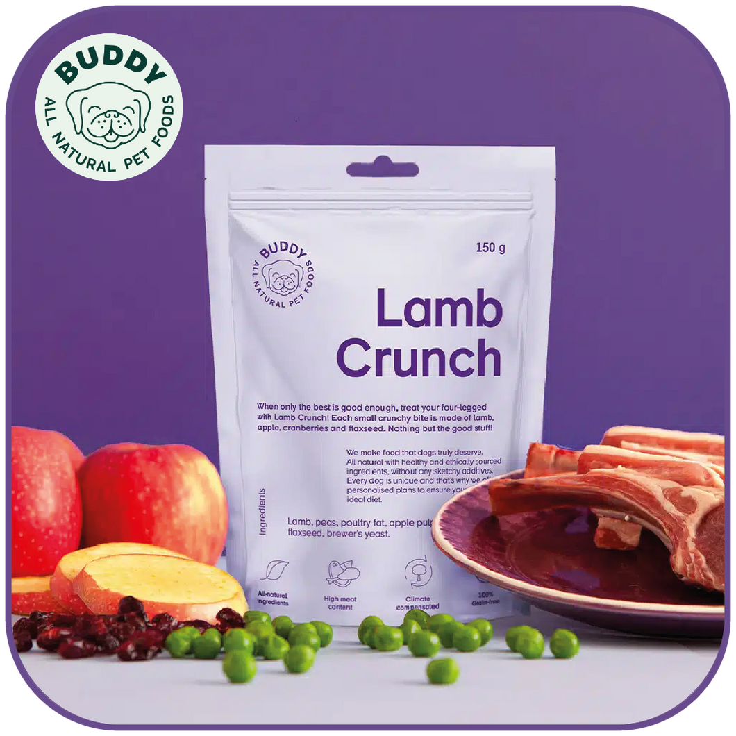 Lamb Crunch | Friandise pour chien à l'agneau | 150g