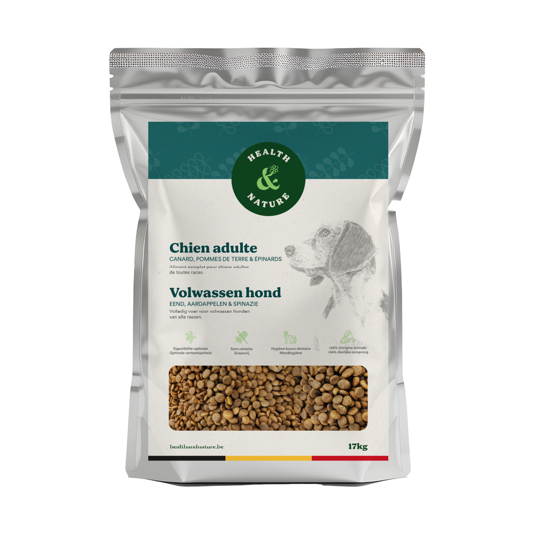 Dierenarts Brokken - Volwassen hond 17 kg - Eend / Aardappel