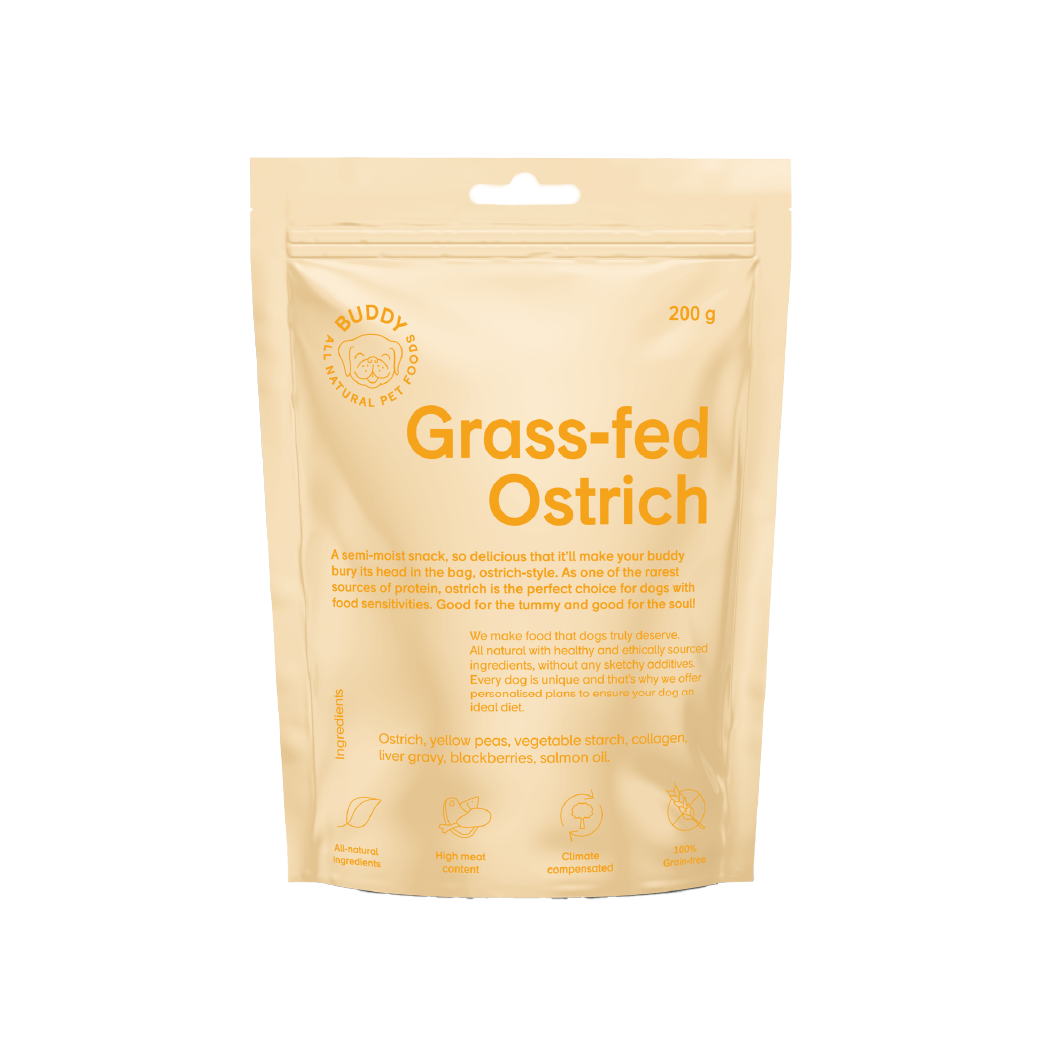 Friandise pour chien à l'autruche | 200g