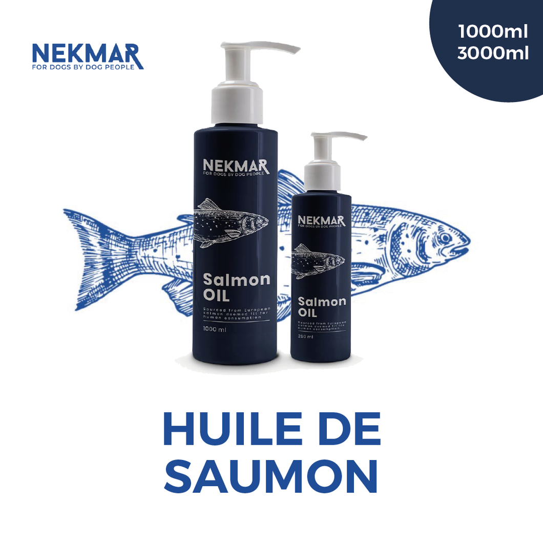 Huile de Saumon Sauvage  500ml - Compléments alimentaires/Pelage & Peau -  Hank'Ô Naturel